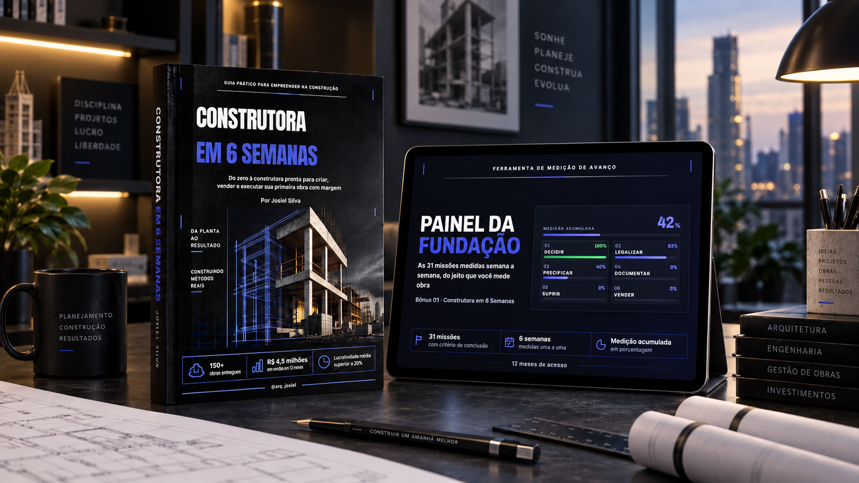 Kit de Execução e Ficha de Decisão do método Construtora em 6 Semanas